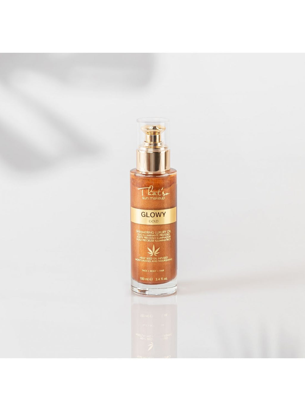 That'so sun makeup GLOWY GOLD švytėjimo suteikiantis aliejus 100 ml