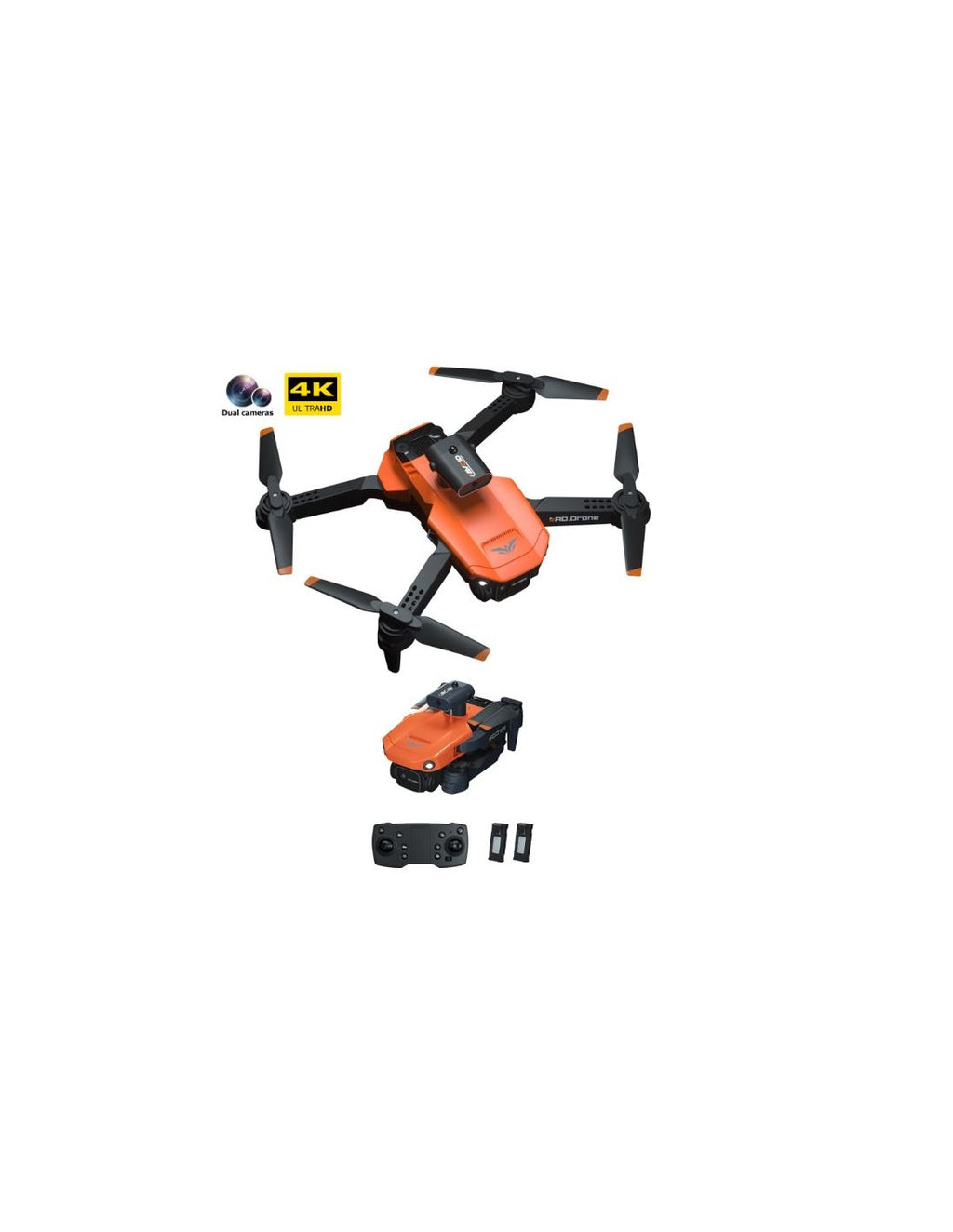 Dronas su kamera, 4 K kamera, kliūčių išvengimas