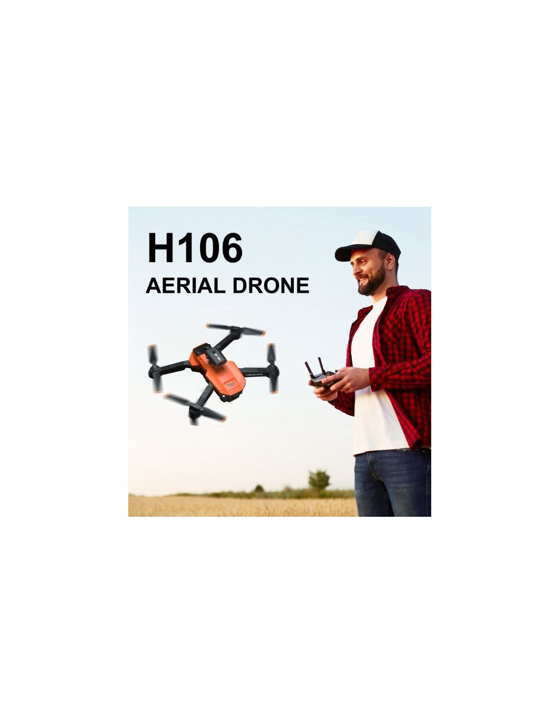Dronas su kamera, 4 K kamera, kliūčių išvengimas