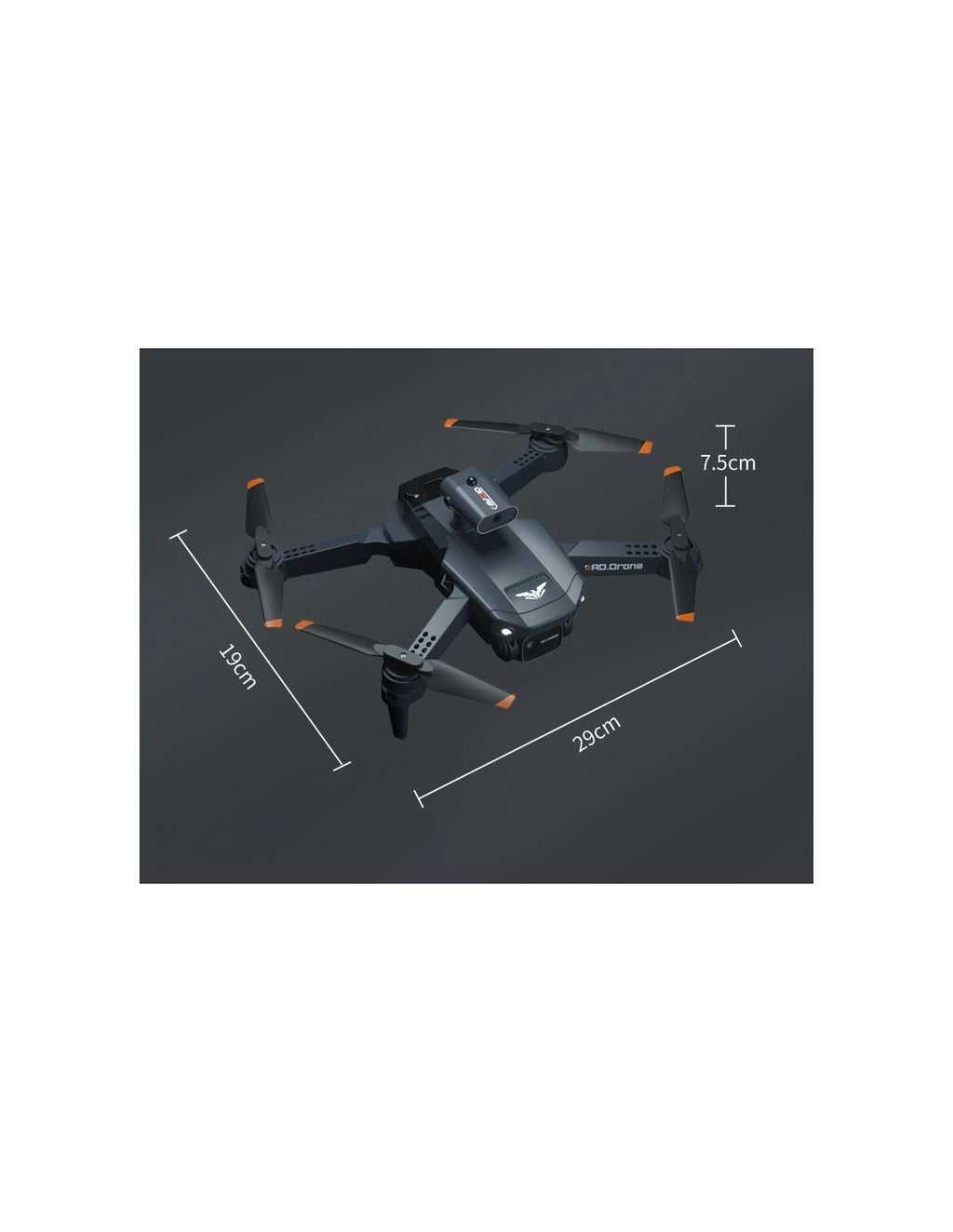 RC profesionalus dronas, 4 K kamera, kliūčių išvengimas