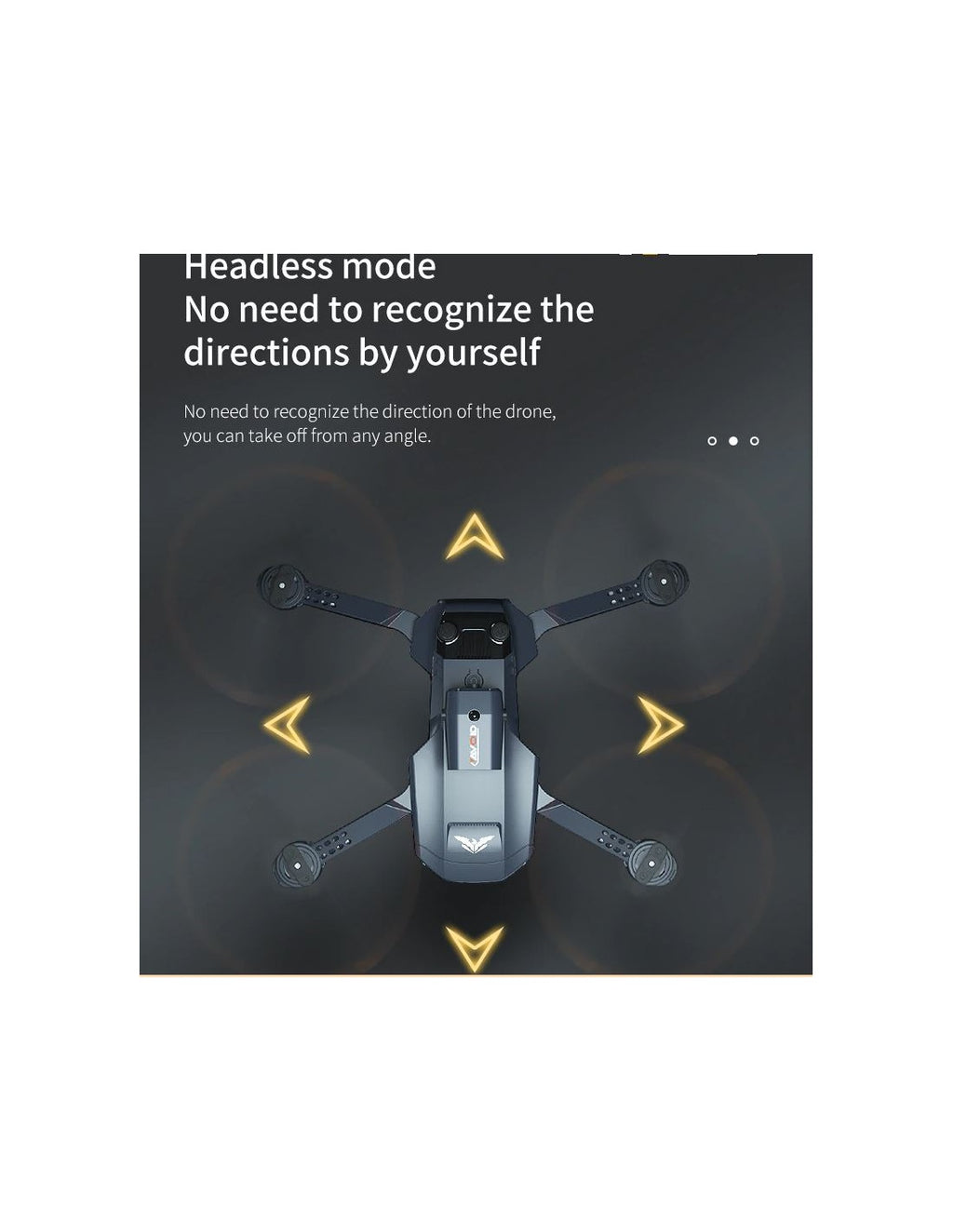 RC profesionalus dronas, 4 K kamera, kliūčių išvengimas