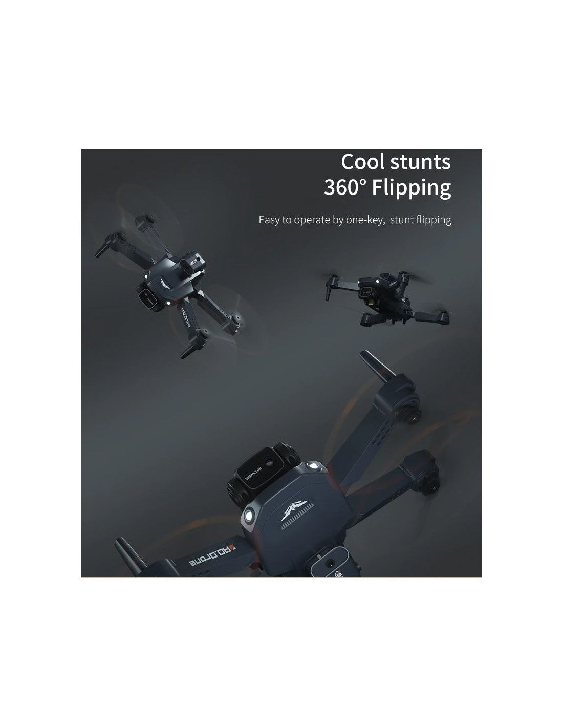 RC profesionalus dronas, 4 K kamera, kliūčių išvengimas