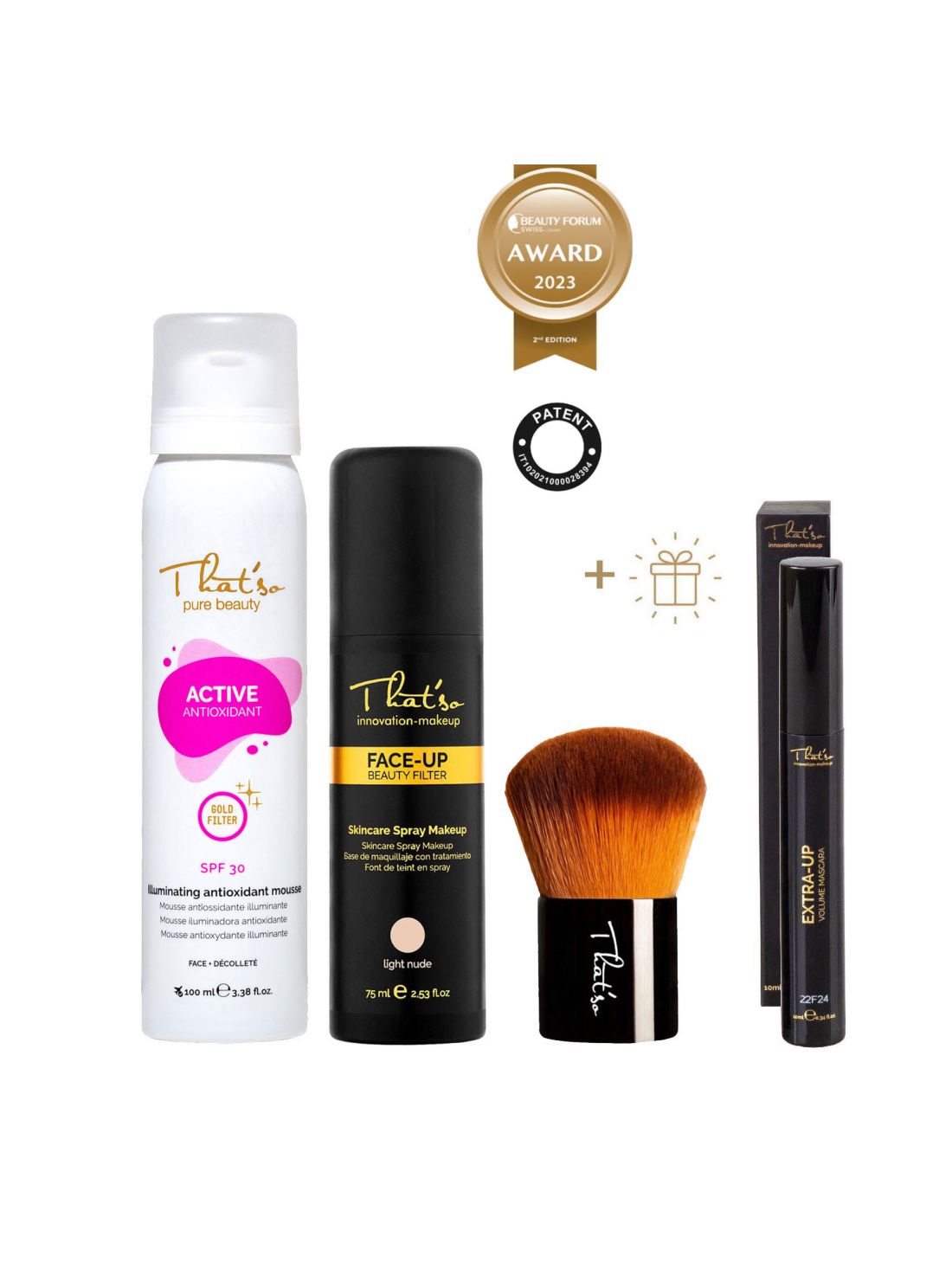 WOMAN–NO–TIME rinkinys + DOVANA That'so EXTRA-UP tušas blakstienoms