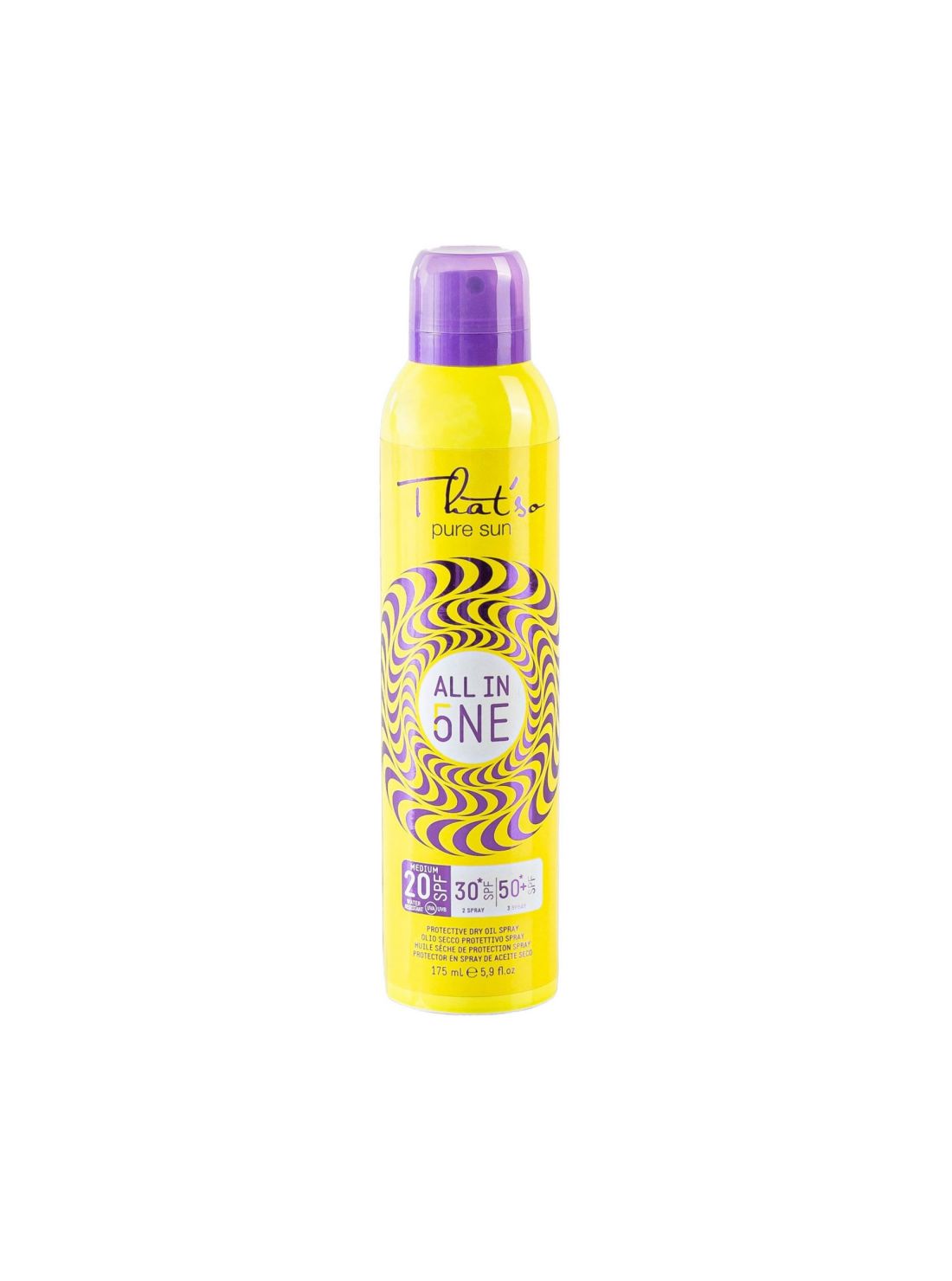 That'so All in One SPF 20*/30*/50+* apsauga nuo saulės - trys SPF viename buteliuke 175 ml