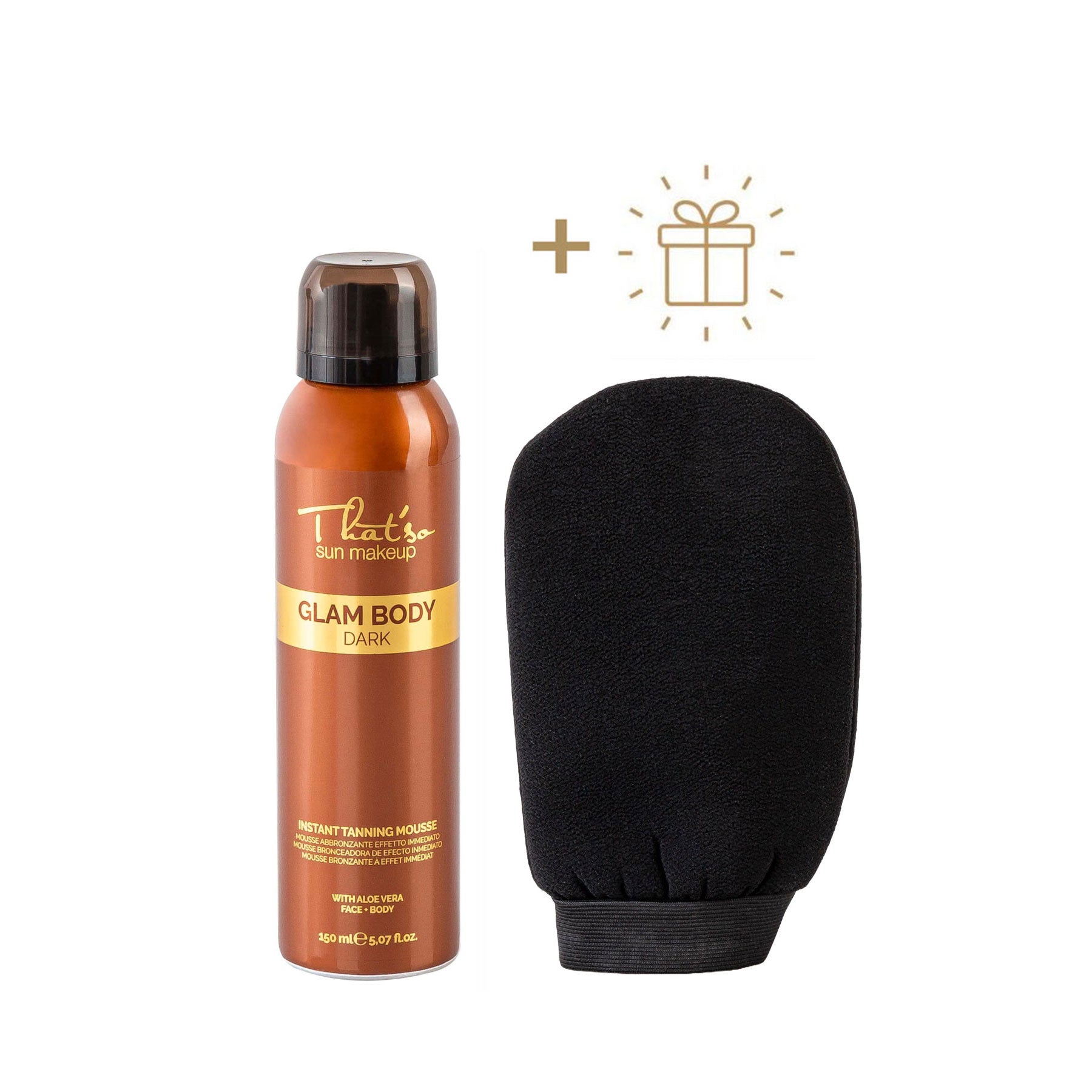 That’so GLAM BODY DARK – savaiminio įdegio kūno putos su DHA 6 % 150 ml