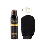 That'so Sun Makeup GLAM BODY MOUSSE DARK EXTRA DARK savaiminio įdegio putos (DHA 8%) + DOVANA That'so DOUBLE USE pirštinė