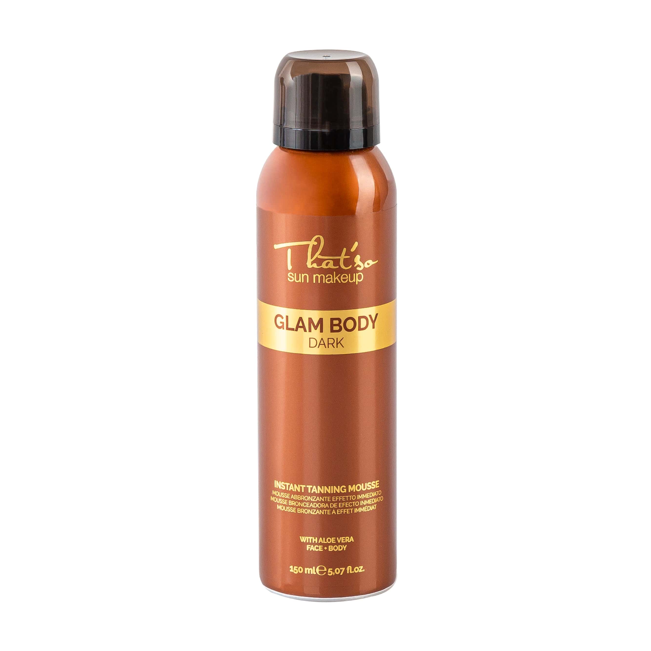 That’so GLAM BODY DARK – savaiminio įdegio kūno putos su DHA 6 % 150 ml