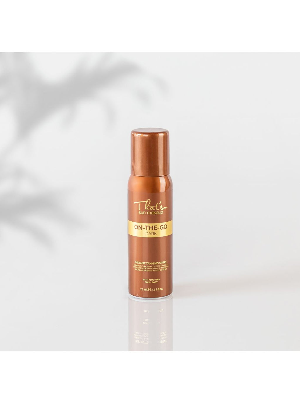 Purškiamas savaiminis įdegis On-the-Go DARK (DHA 6%) kelioninė pakuotė 75 ml