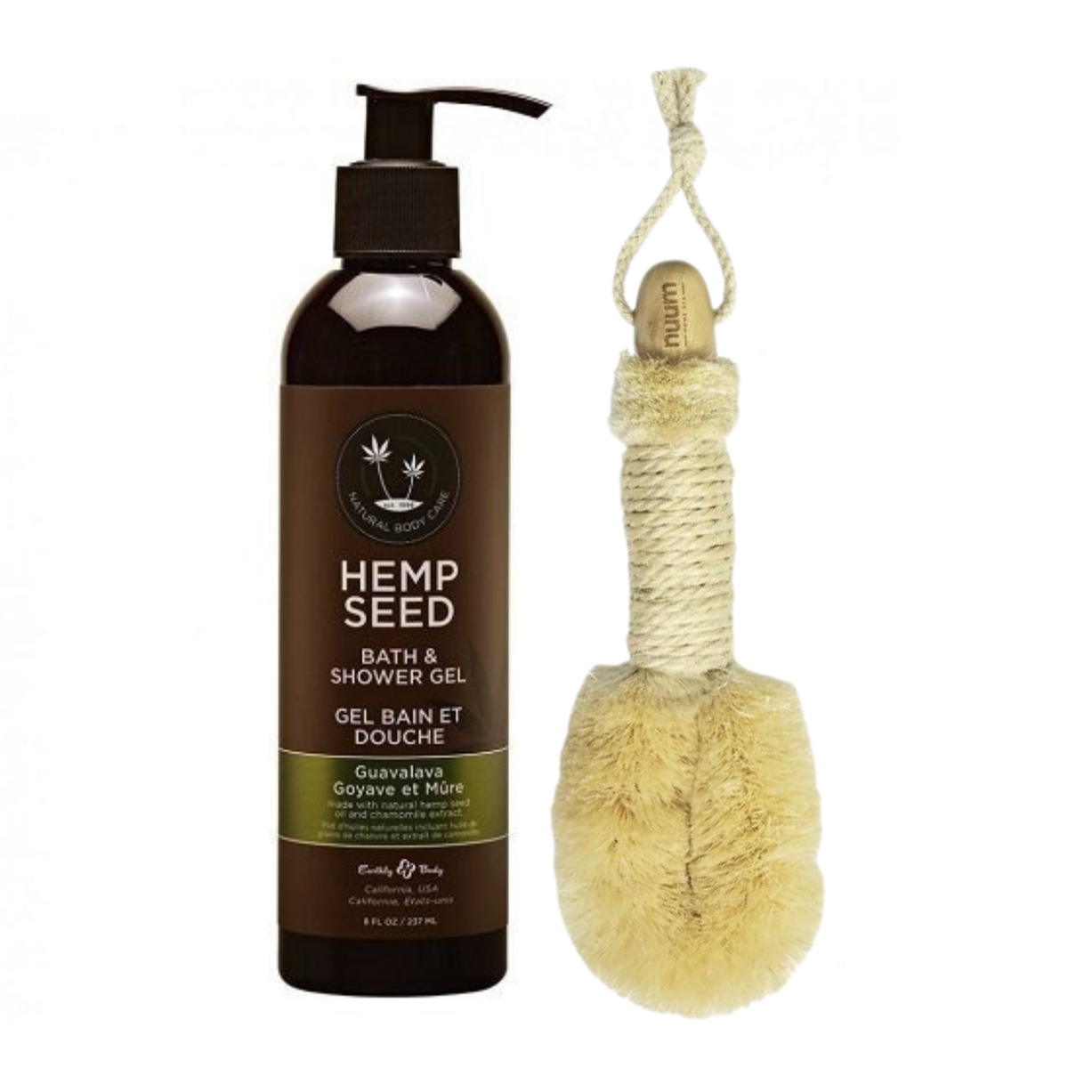 Nuum Cosmetics ir Hemp Seed Guavalava – šveitimo ritualas – rinkinys