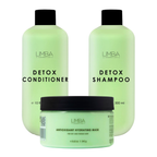 LIMBA Cosmetics detoksikuojanti plaukų rutina riebiai galvos odai