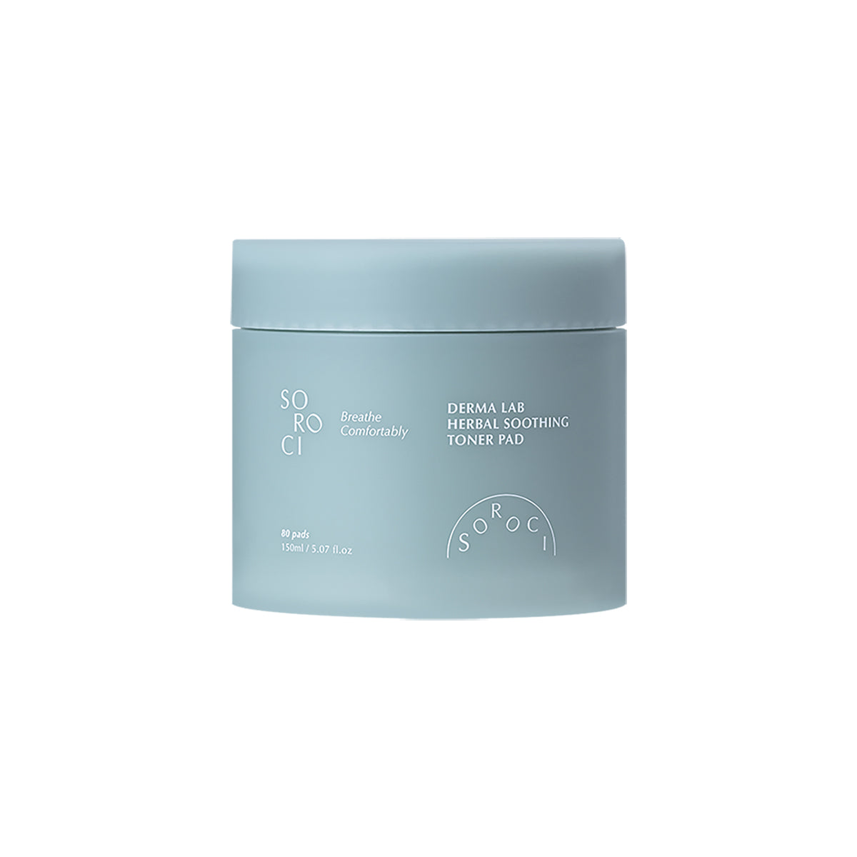 SOROCI raminamieji diskeliai "Derma Lab Herbal" (80 diskelių), 150 ml