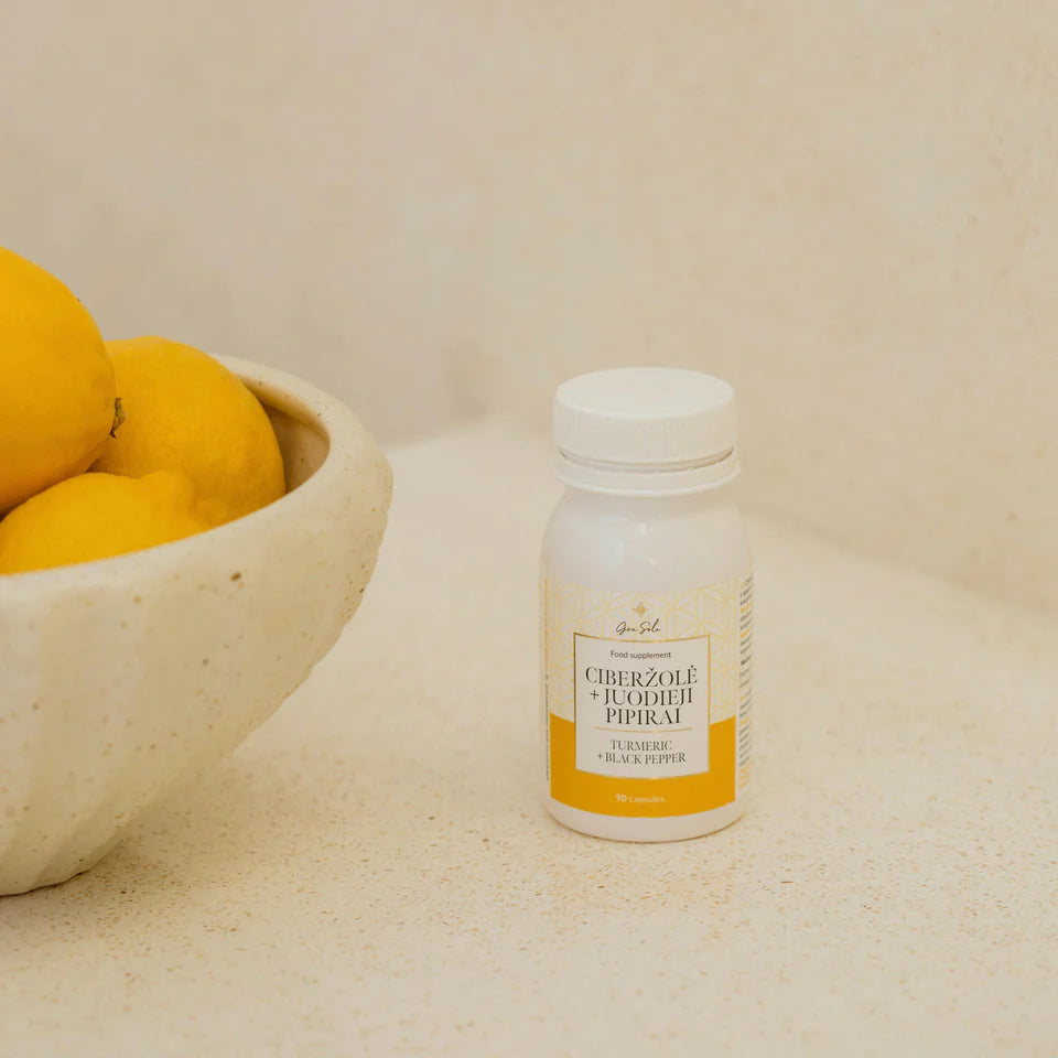 CIBERŽOLĖ + JUODIEJI PIPIRAI (90 kapsulių)