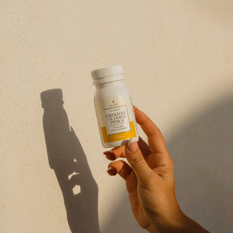 CIBERŽOLĖ + JUODIEJI PIPIRAI (90 kapsulių)