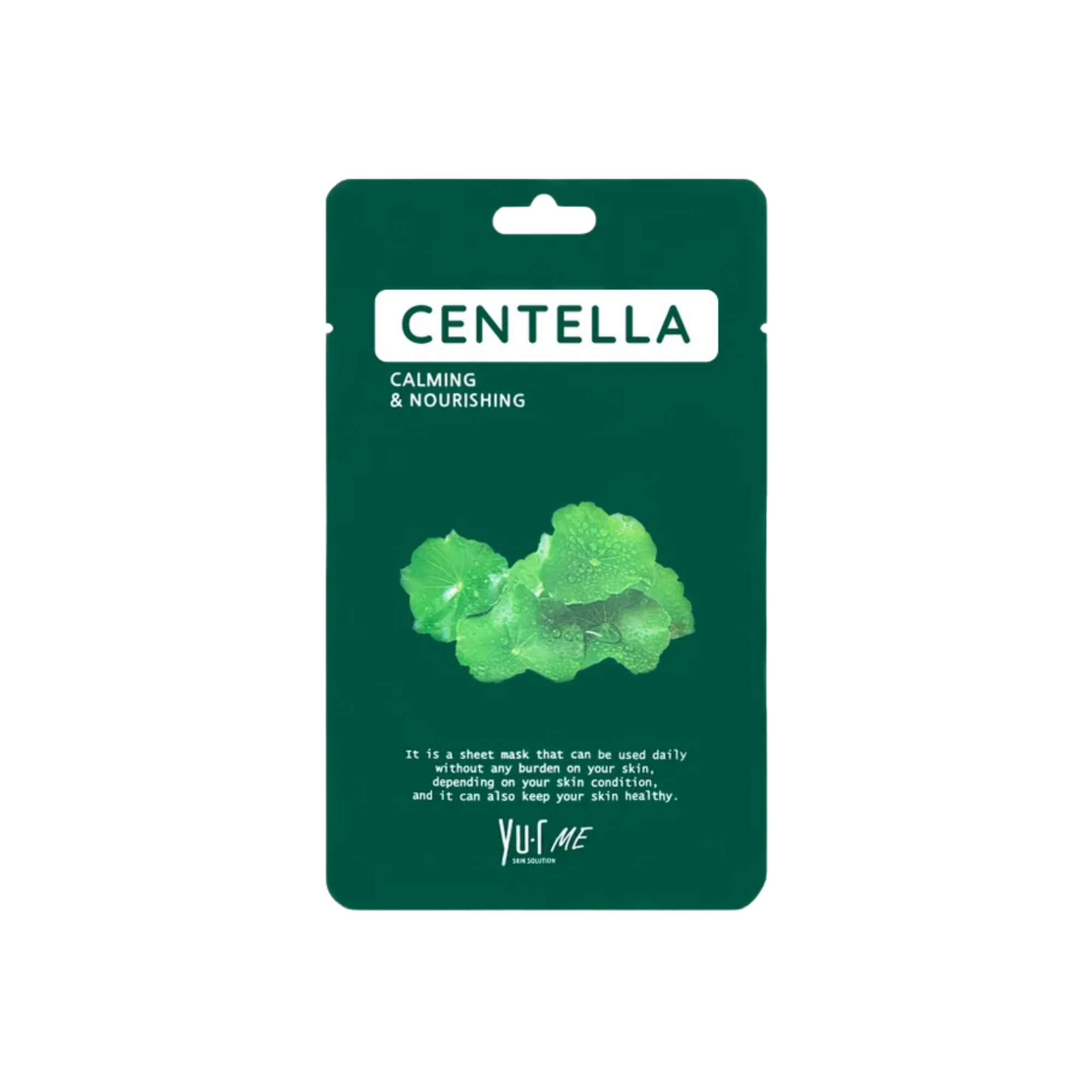 YU.R ME centella mask lakštinė veido kaukė su azijine centele