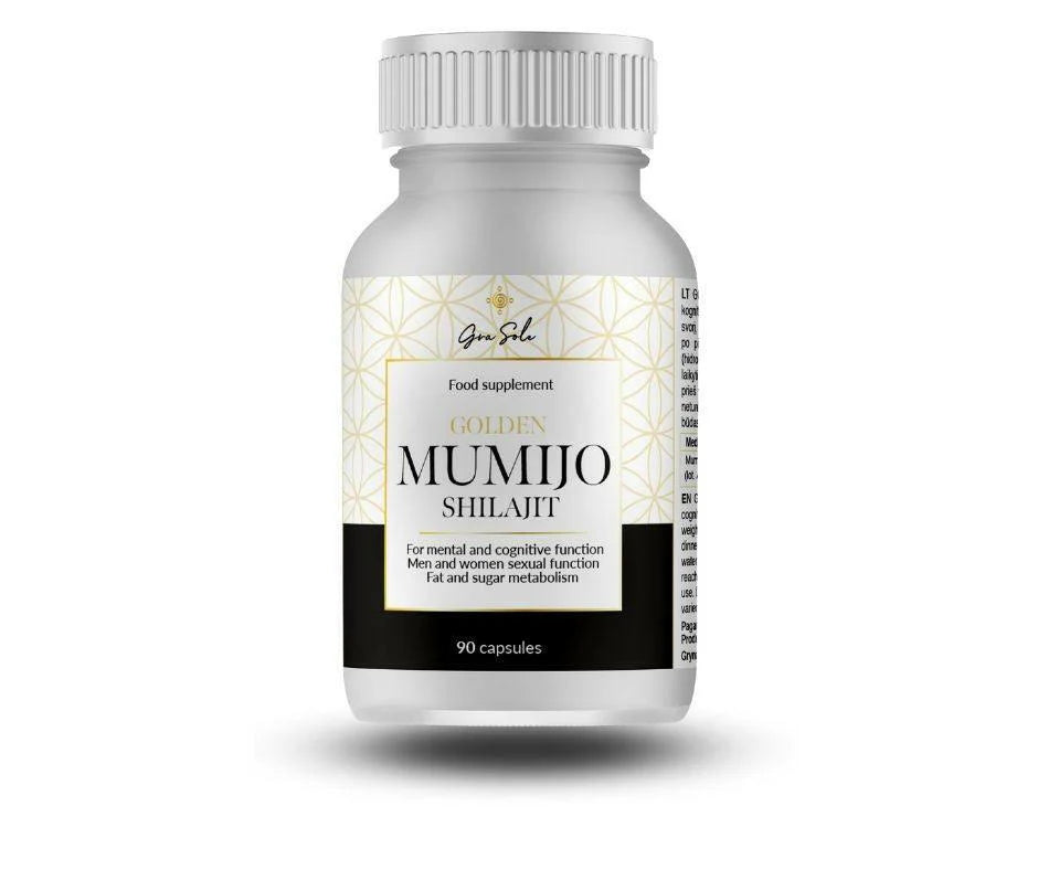 GOLDEN MUMIJO SHILAJIT (90 kapsulių)
