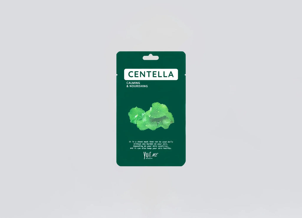 YU.R ME centella mask lakštinė veido kaukė su azijine centele