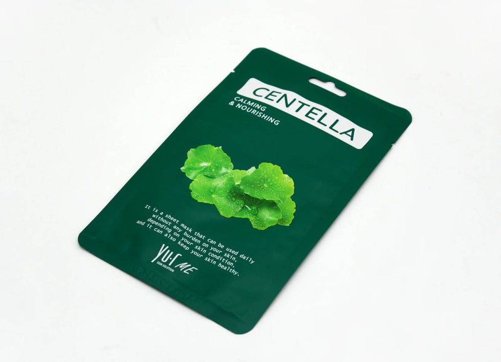 YU.R ME centella mask lakštinė veido kaukė su azijine centele