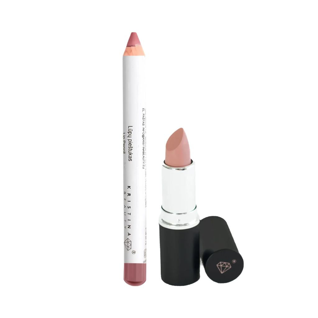Kristina Beauty rinkinys lūpoms Pink Nude