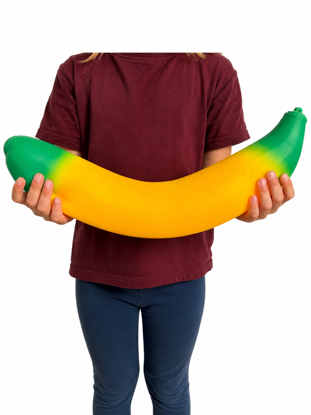 Squishy bananas 40 cm XL dydis