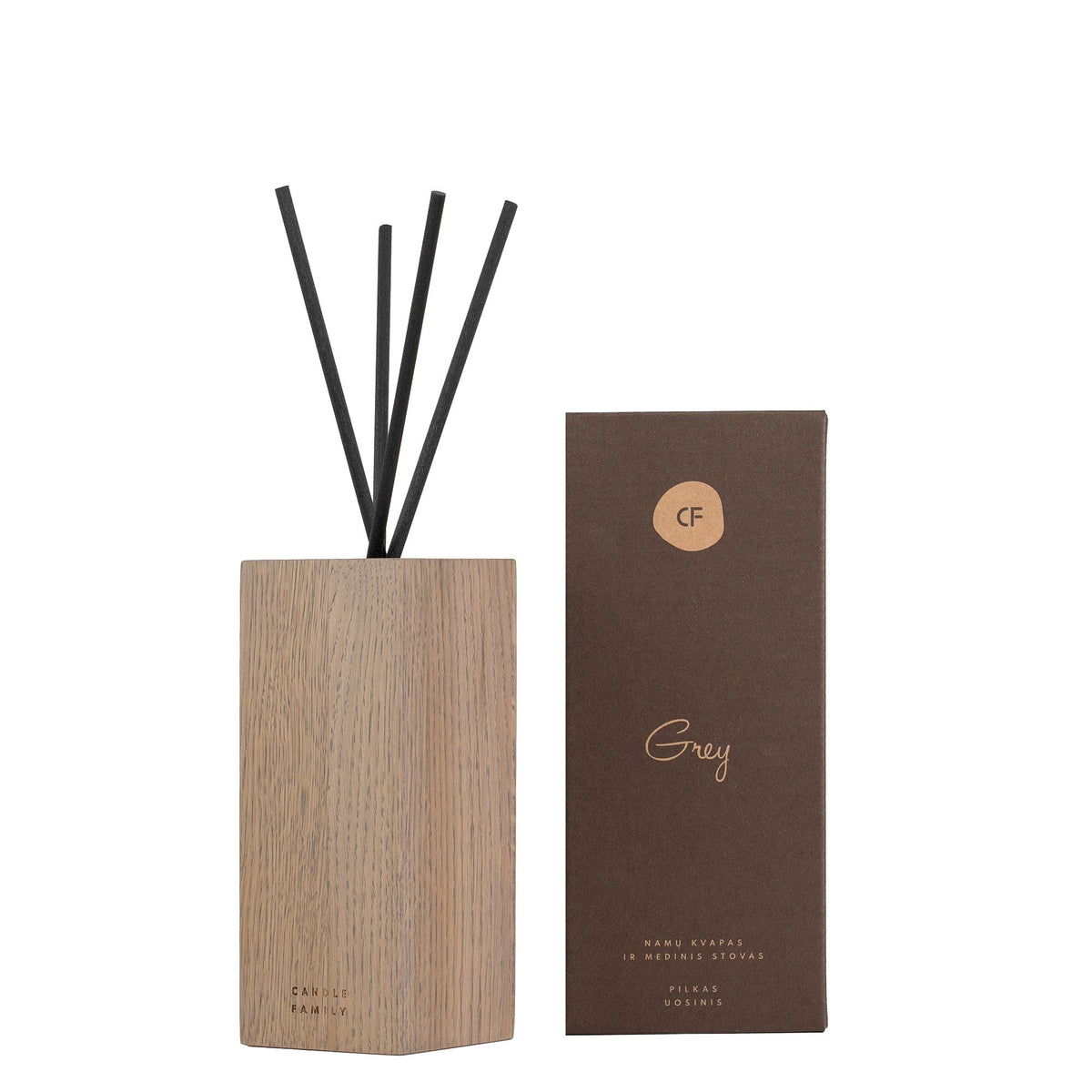 Candle Family Namų kvapas uosio stove „GREY“ 50 ml