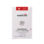 SwissOvit Magnio malatas + vitaminas B6, 30 kapsulių