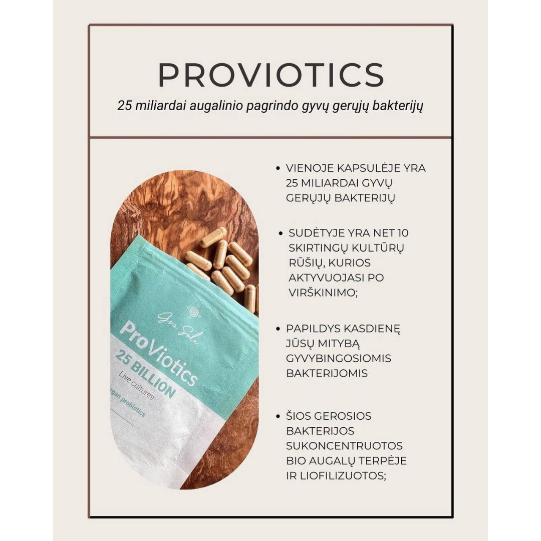 PROVIOTICS – Gerosios bakterijos, 20 kapsulių