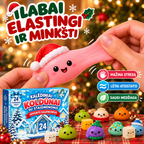 Advento kalendorius squishy dumpling šventiniai koldūnai