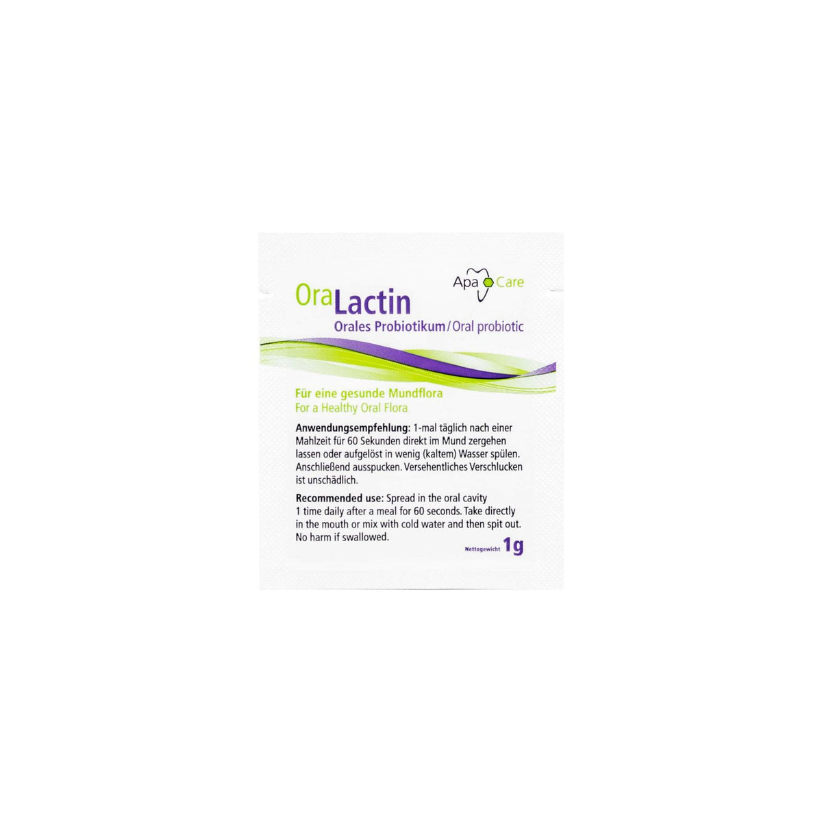 OraLactin burnos probiotikai, 30 maišelių po 1 g — 1 pakuotė