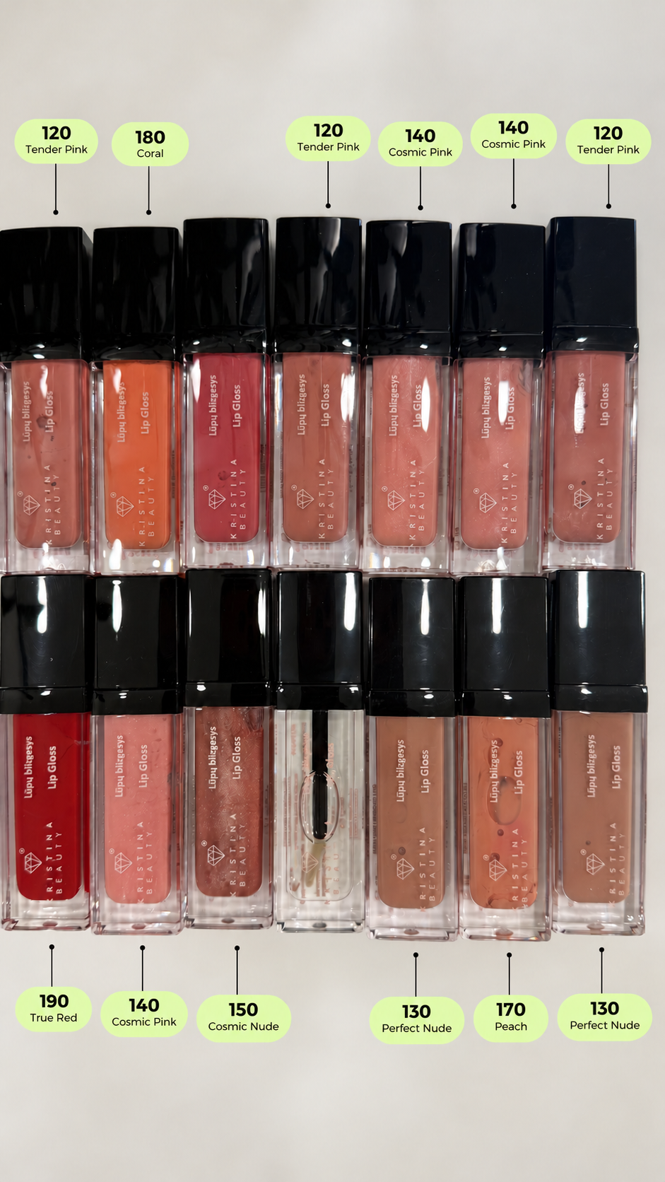 Kristina Beauty lūpų blizgesys, 7 ml