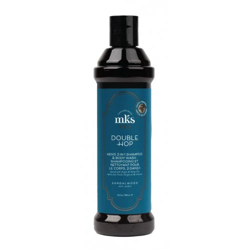 MKS ECO Double Hop vyriškas šampūnas - kūno prausiklis, 296 ml
