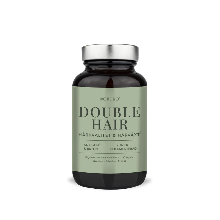 NORDBO Double Hair plaukų augimui skatinti 60kaps.