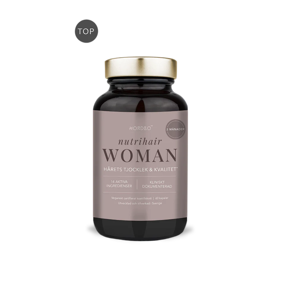 NORDBO Nutrihair Woman kompleksas plaukų augimui 60 kaps