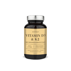NORDBO Vitaminas D3+K2+Magnis lengvai įsisavinamas 90kaps.