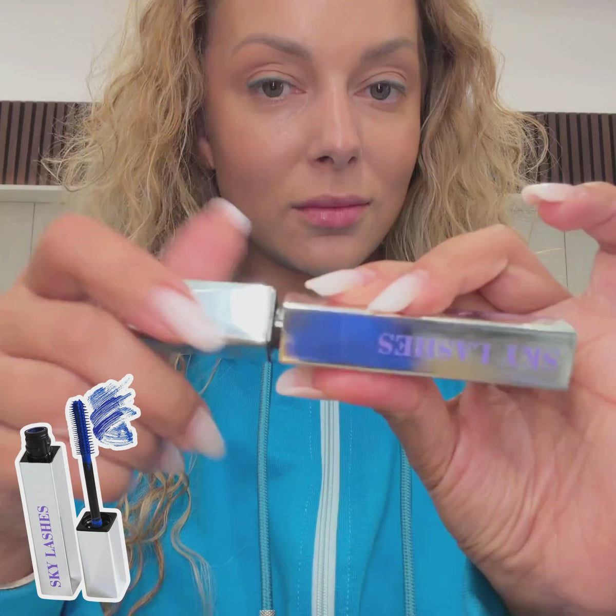 Cent Pur Cent Camille Volume Mascara | Mėlynas Apimties Suteikiantis Blakstienų Tušas