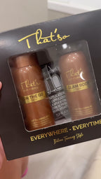 That'so kelioninis rinkinys TANNING BOX (DHA 6%) 75 ml