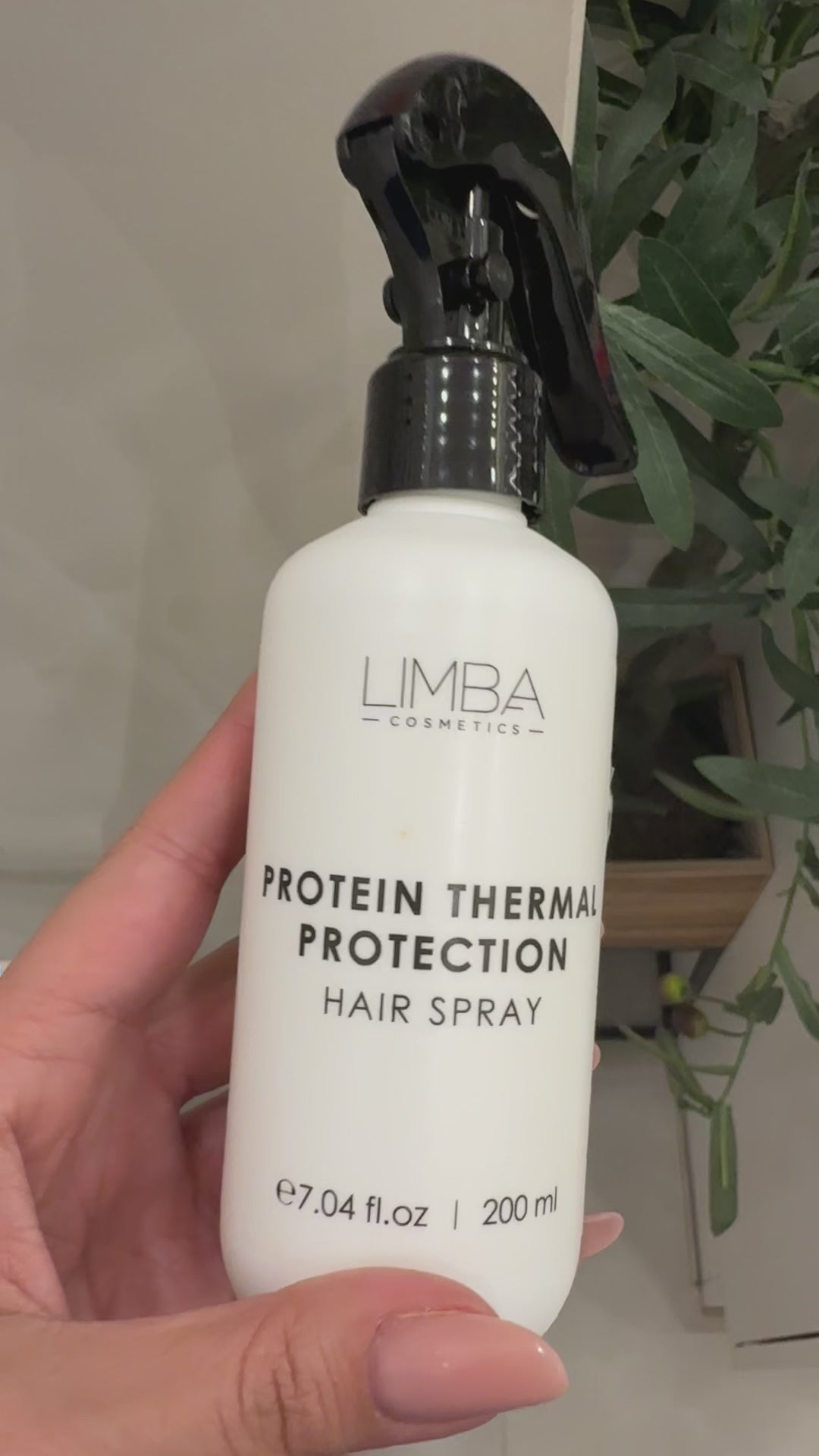 LIMBA COSMETICS THERMAL PROTECTION SPRAY – PROTEINAIS PRATURTINTA, PURŠKIAMA APSAUGA NUO KARŠČIO, 200 ml