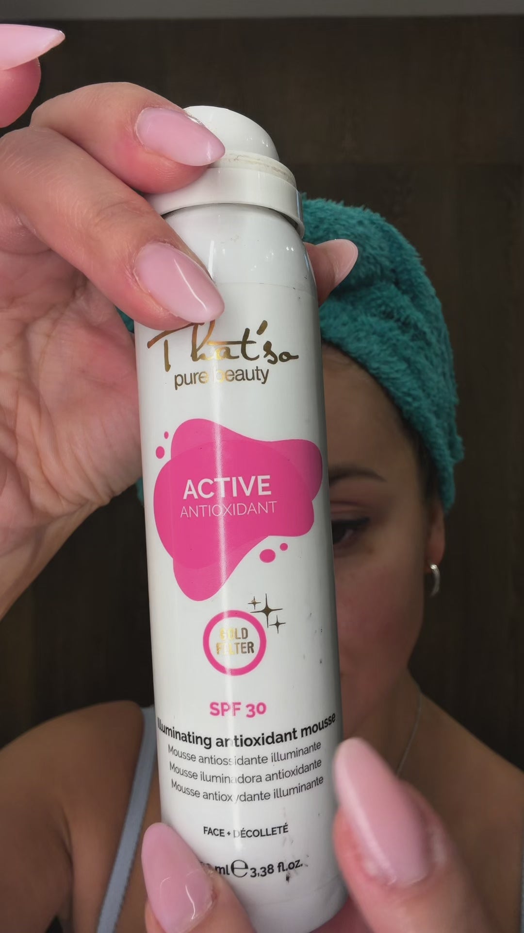 That'so SPF 30 Gold Filter facial foam with antioxidants 100 ml