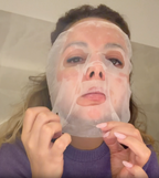 Yu.r Me lakštinė veido kaukė su perlais ir kolagenu
