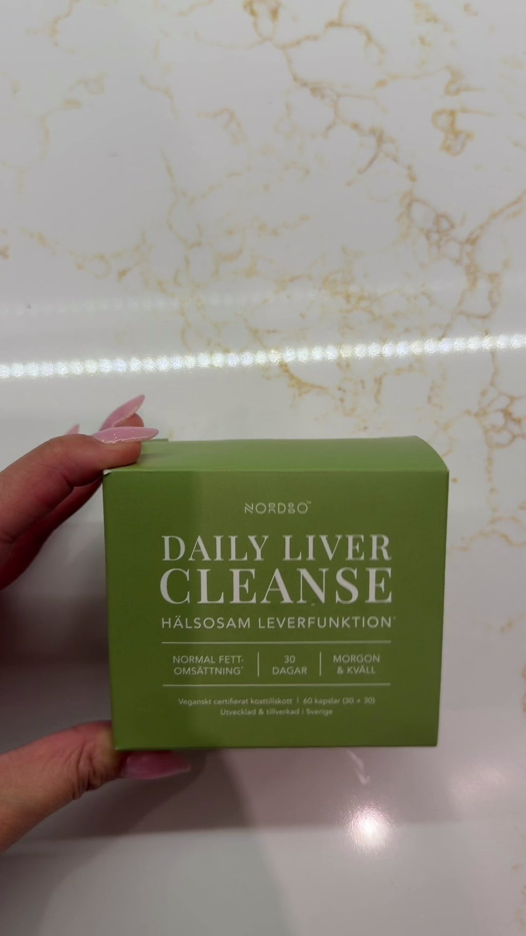 NORDBO Daily Liver Cleanse normaliai kepenų funkcijai ir riebalų apykaitai 2x30kaps