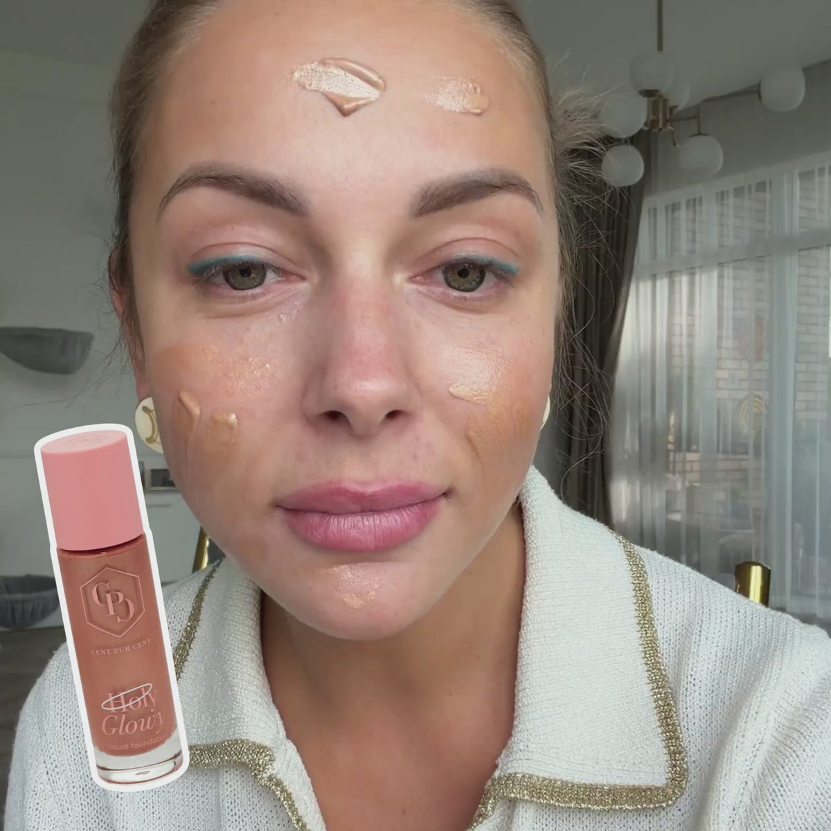 Cent Pur Cent Rinkinys Skystas Makiažo Pagrindas ir Kontūravimo Paletė (Pink)