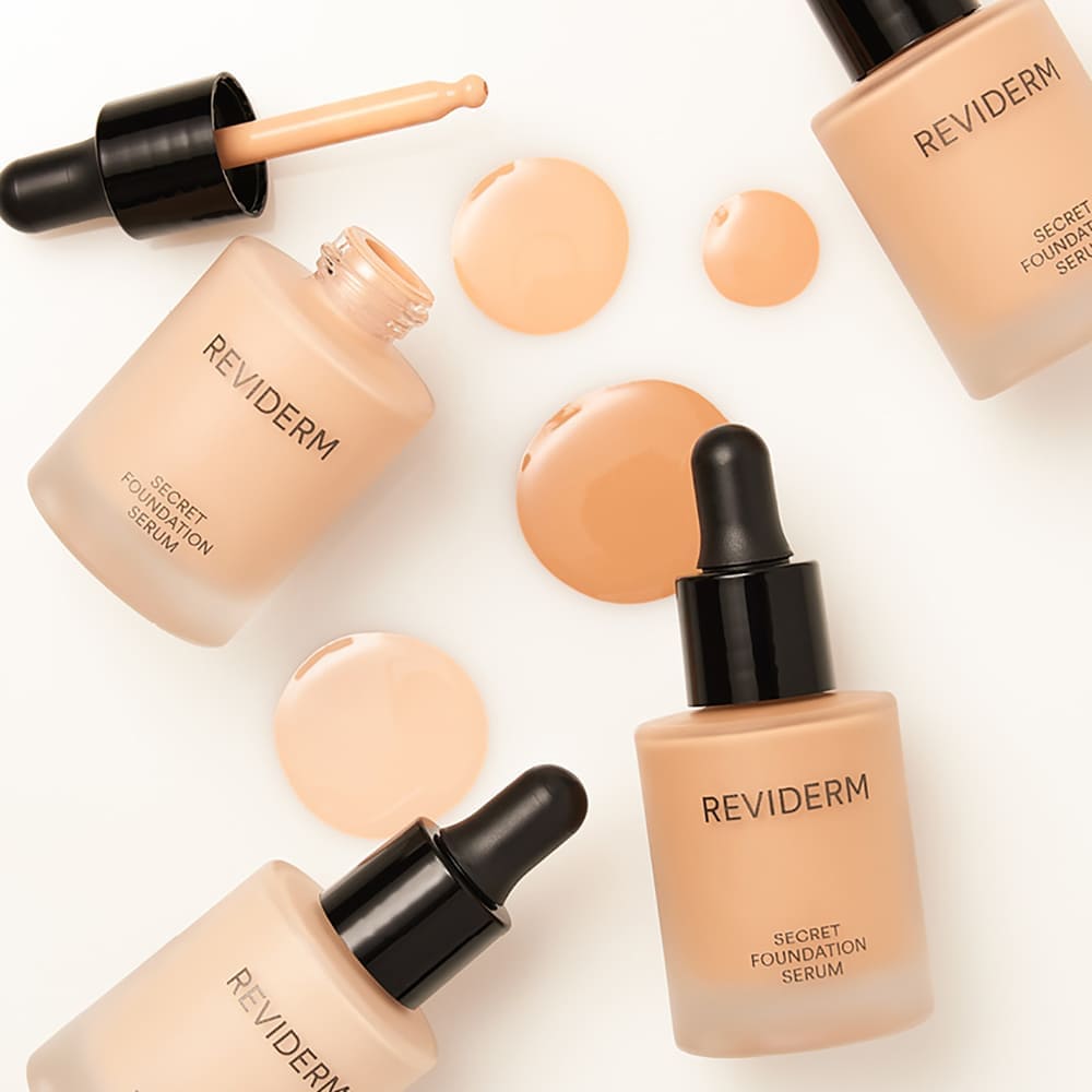 Reviderm Secret Foundation Serum seruminis makiažo pagrindas, 30 ml