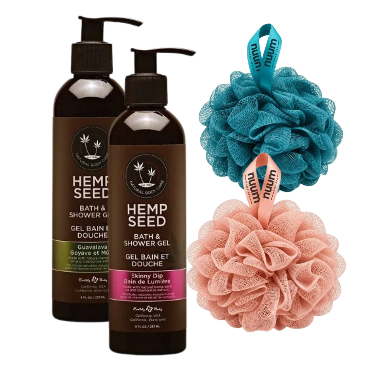Nuum Cosmetics ir Hemp Seed Dviem – vonios ritualas – rinkinys