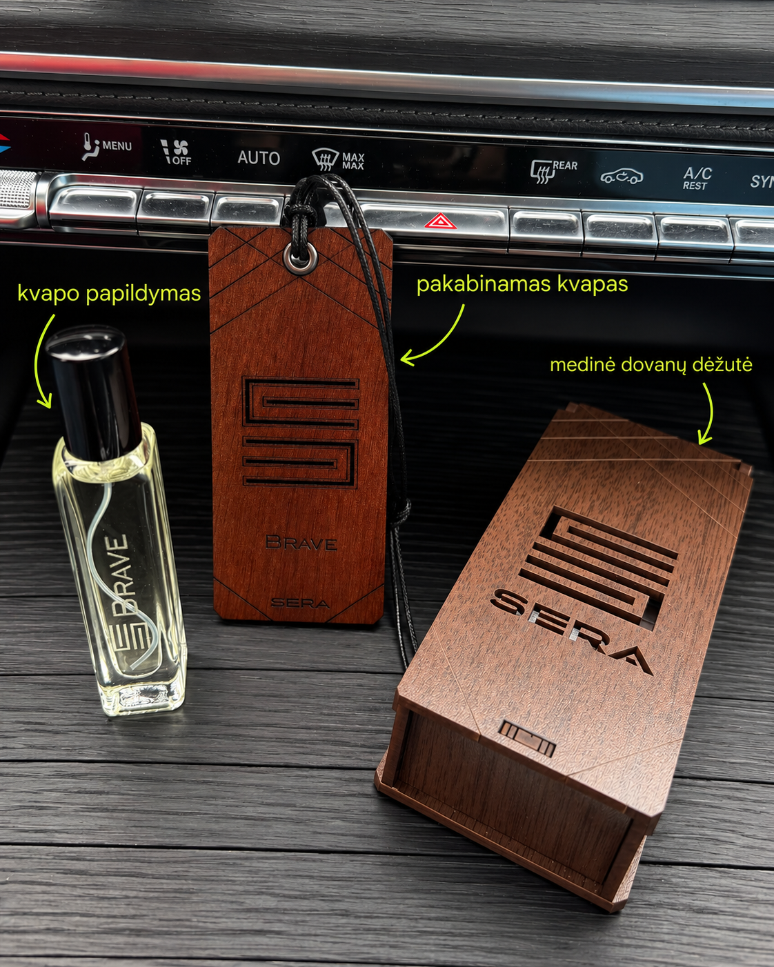 SERA Perfume pakabinamo ir namų kvapo rinkinys