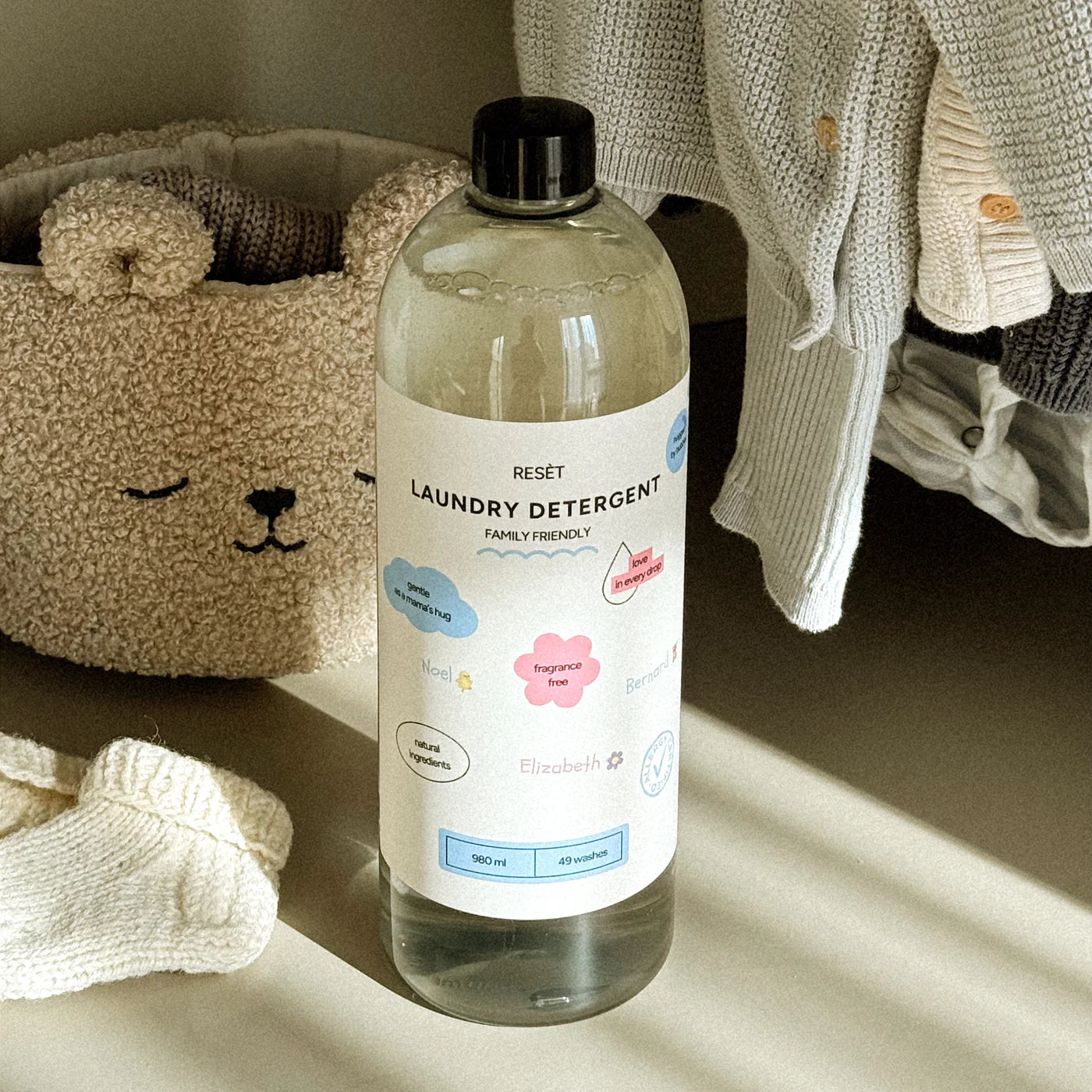 Natūralus skalbiklis kūdikiams ir visai šeimai 980ml