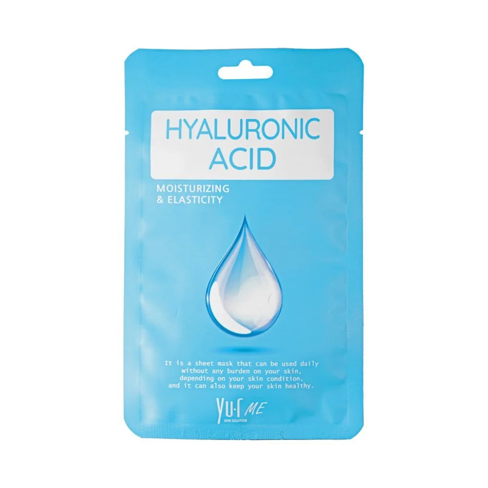 Yu.r Me lakštinė veido kaukė su hialurono rūgštimi